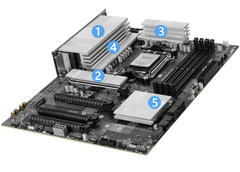 MSI PRO B850-P WIFI DDR5 ATX Motherboard – AM5 Socket AMD