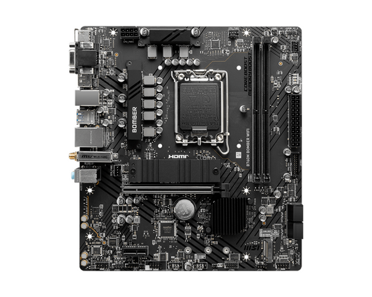 MSI B760M Bomber WIFI M-ATX Motherboard INTEL