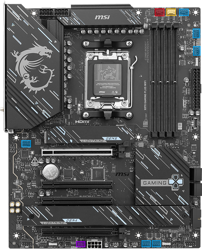 MSI X870 GAMING PLUS Wi-Fi Motherboard AMD