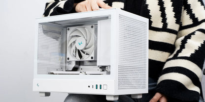 DeepCool CH160 WH (Mini-ITX) Mini Tower Cabinet (White)