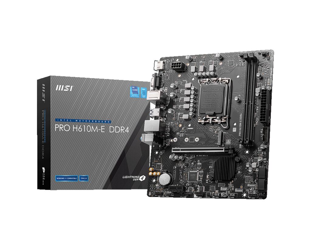 MSI Pro H610M-E DDR4 Motherboard INTEL