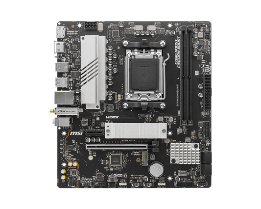 MSI B650M BOMBER WIFI DDR5 M-ATX Motherboard – AM5 Socket AMD