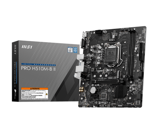MSI Pro H510M-B II M-ATX Motherboard INTEL