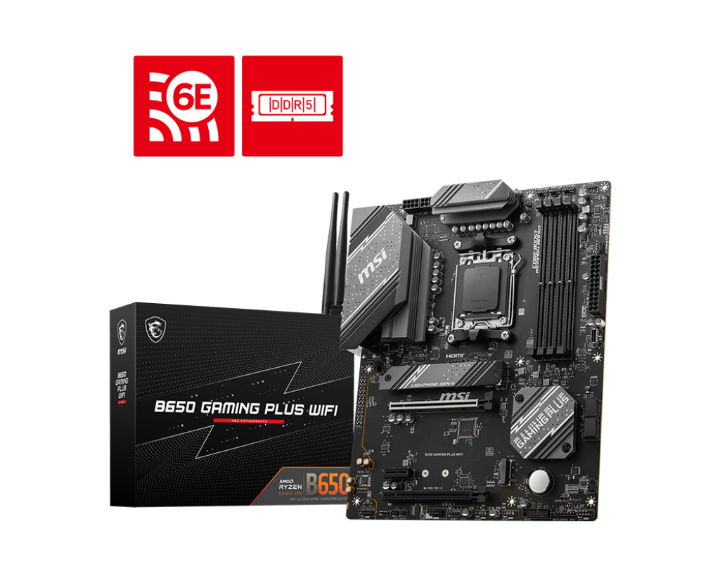 MSI B650 Gaming Plus WiFi ATX Motherboard AMD