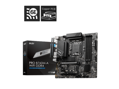 MSI Pro B760M-A WIFI DDR4 Motherboard INTEL