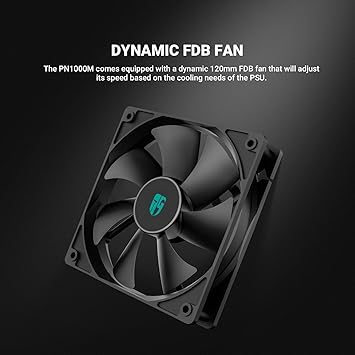 PN1000M Fully Modular ATX 3.1 I 80 Plus Gold PSU 