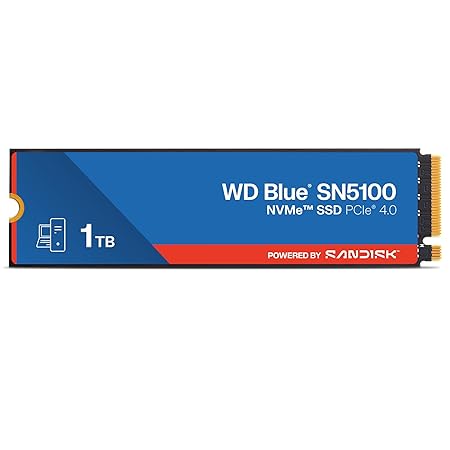 Western Digital WD Blue SN5100 NVMe 1TB, Upto 7100MB/s R