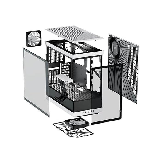 CS-HYTE-Y40-BW Hyte Y40 Modern Aesthetic Panoramic Tempered Glass CS-HYTE-Y40-BW
