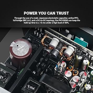 PN1000M Fully Modular ATX 3.1 I 80 Plus Gold PSU 
