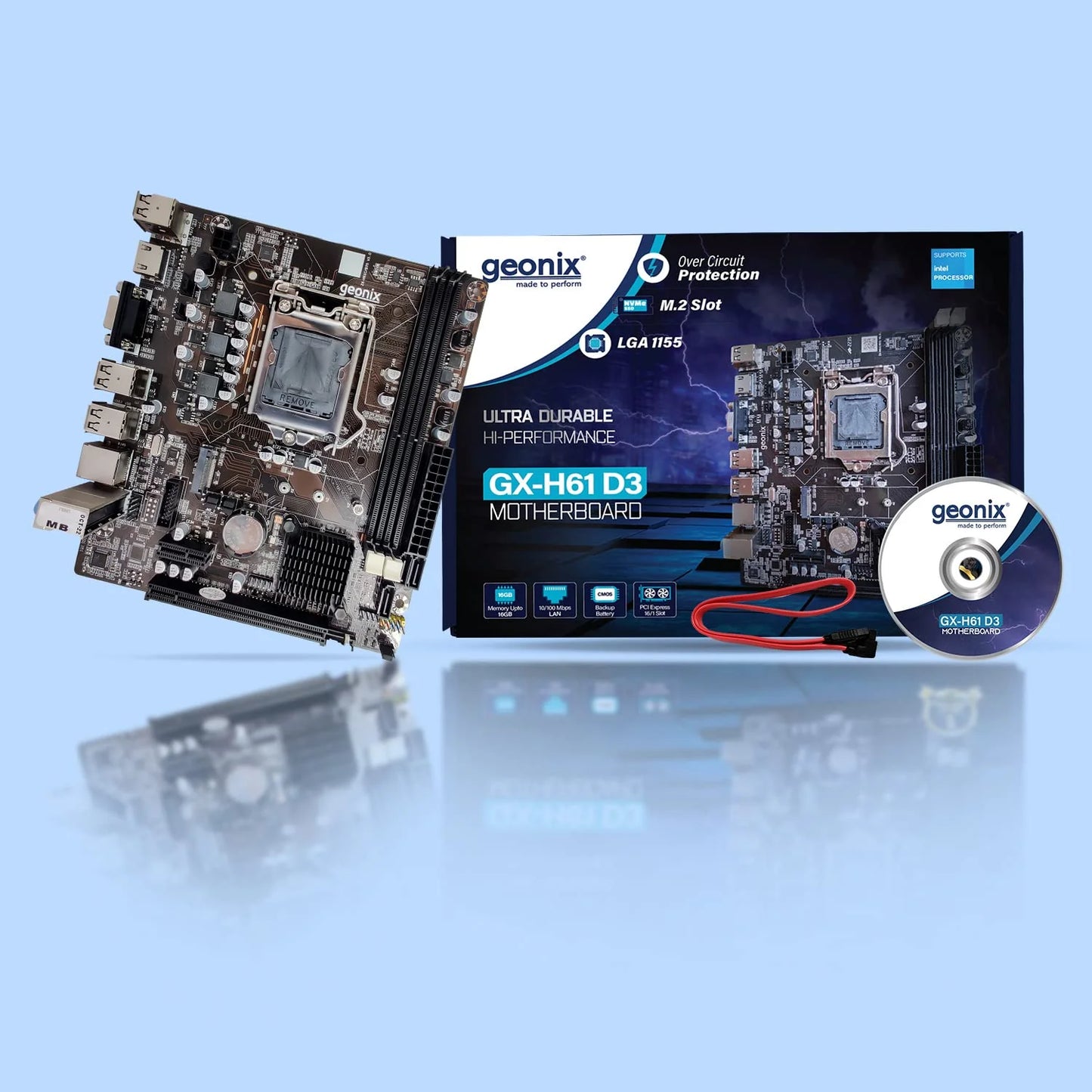 Geonix GX-H61 DDR3 Motherboard INTEL