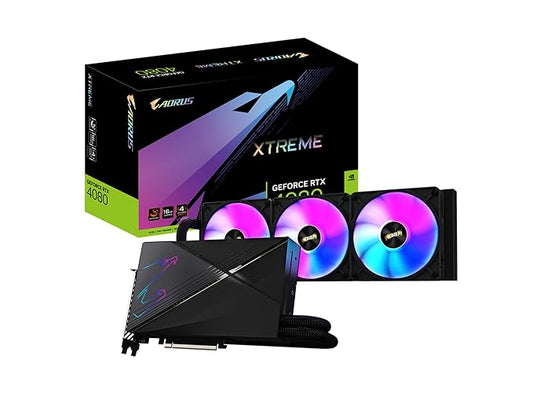 GIGABYTE AORUS GeForce RTX 4080 16GB Xtreme WATERFORCE Graphics Card