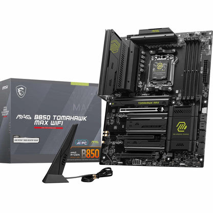 MSI MAG B850 TOMAHAWK MAX WIFI DDR5 ATX Motherboard – AM5 Socket AMD