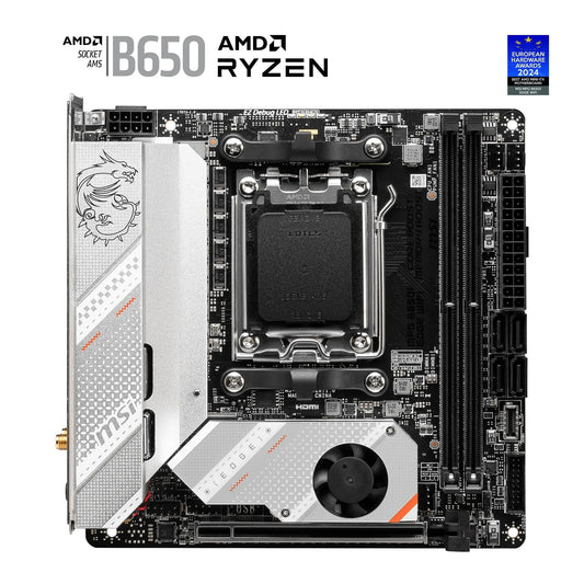 MSI MPG B650I EDGE WIFI DDR5 Mini-ITX Motherboard – AM5, Wi-Fi 6E AMD