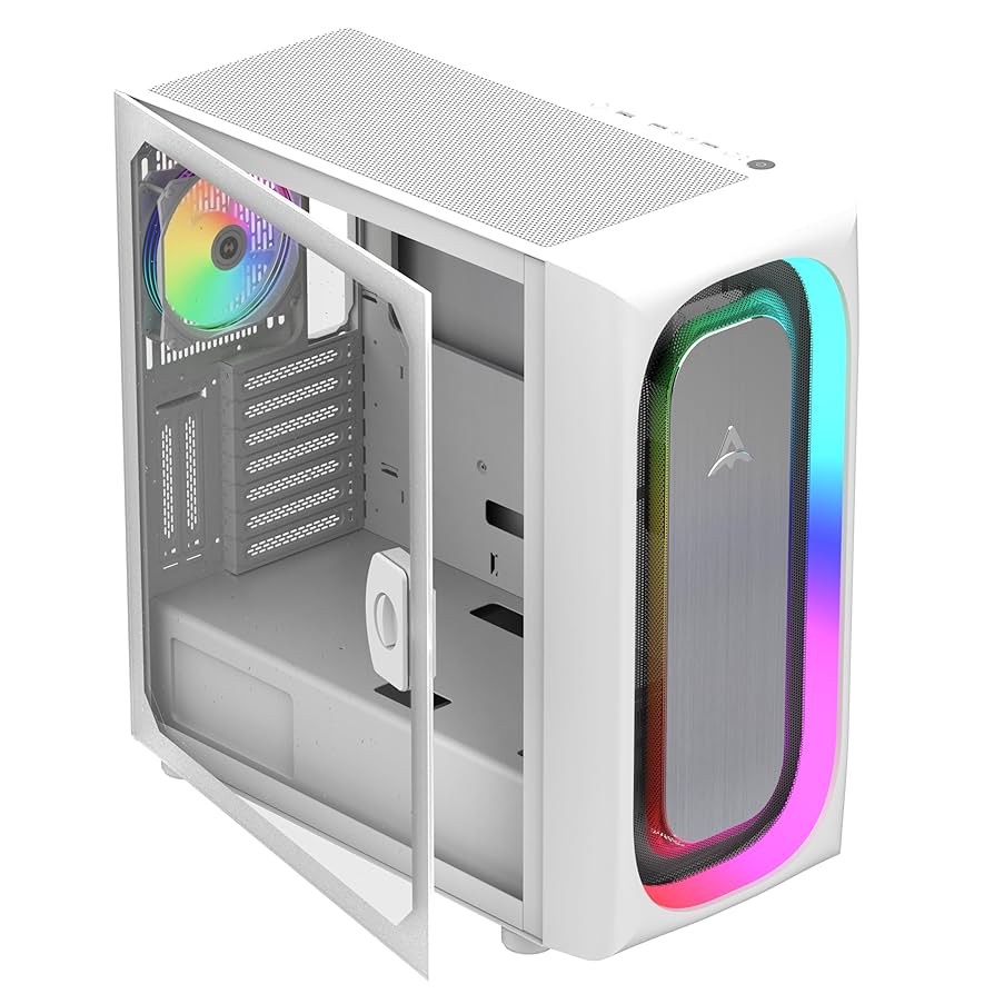 Alseye Ai Pro ARGB Mesh (E-ATX) Mid Tower Cabinet (White)