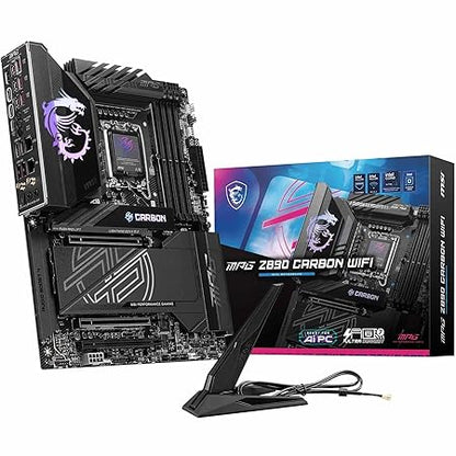 MSI MPG Z890 Carbon WiFi Motherboard ATX - Supports ultra core