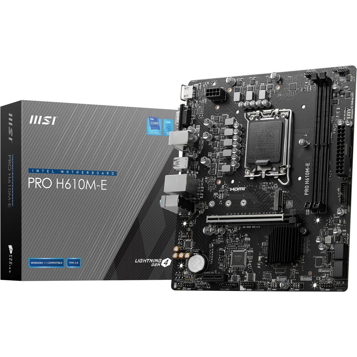 MSI Pro H610M-E DDR4 Motherboard INTEL