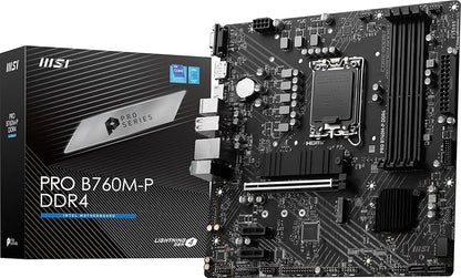 MSI Pro B760M-P DDR4 M-ATX Motherboard INTEL