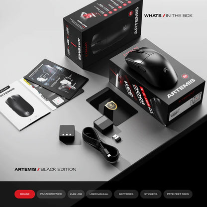 Cybeart Artemis 1K 52g Ultra-light Tri-Mode Wireless Gaming Mouse