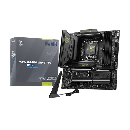 MSI MAG B860M MORTAR WIFI LGA 1851 mATX Motherboard INTEL