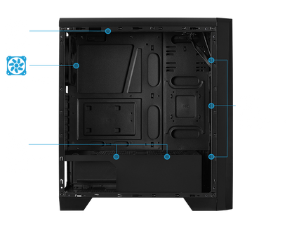 AeroCool Cylon RGB Cabinet (Black)