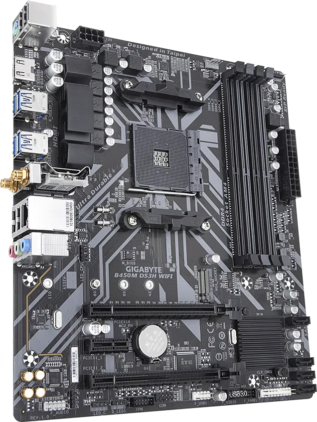 Gigabyte B450M DS3H WIFI Renewed