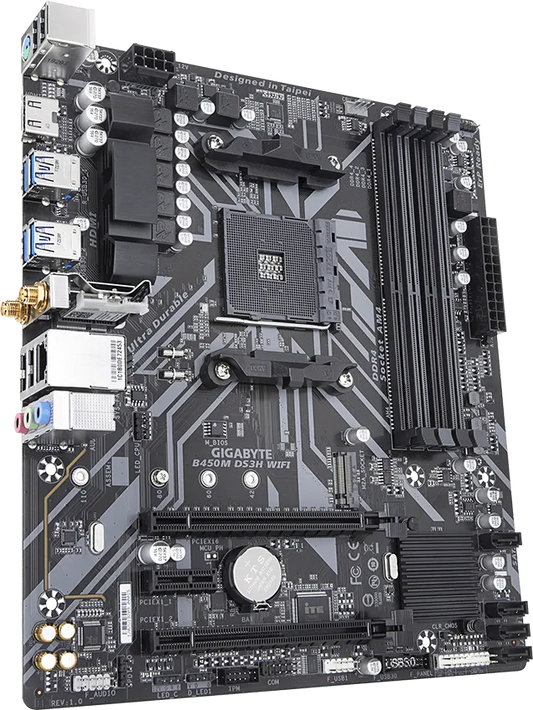 Gigabyte B450M DS3H WIFI Renewed
