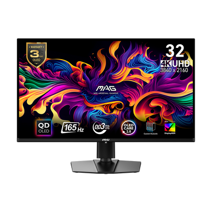 MSI Mag 321UP QD-OLED 4K UHD 32 Inch Gaming Monitor