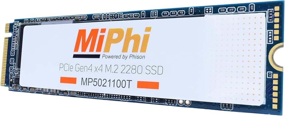 MIPHI MP700G4 NVMe 1TB Upto 5100MBs