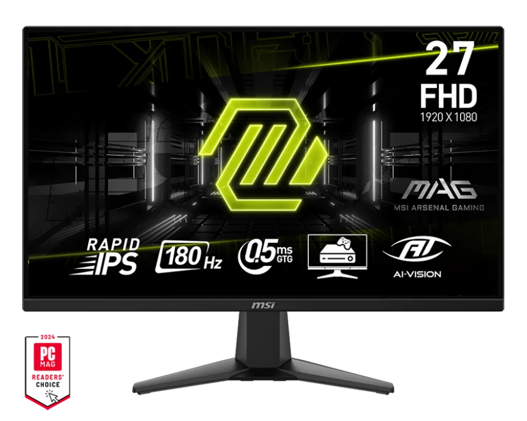 MSI MAG 275F | 27 Inch 1080p FHD 180Hz Rapid IPS 0.5ms