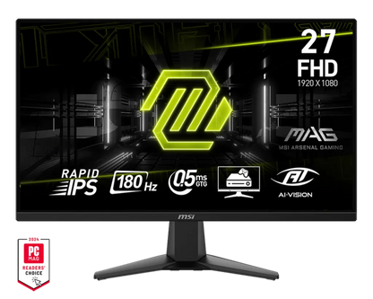 MSI MAG 275F | 27 Inch 1080p FHD 180Hz Rapid IPS 0.5ms