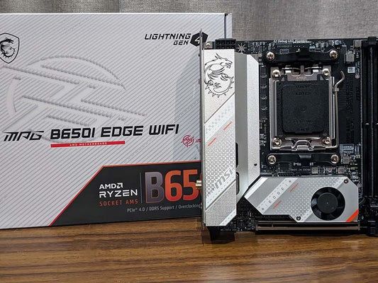MSI MPG B650I EDGE WIFI DDR5 Mini-ITX Motherboard – AM5, Wi-Fi 6E AMD