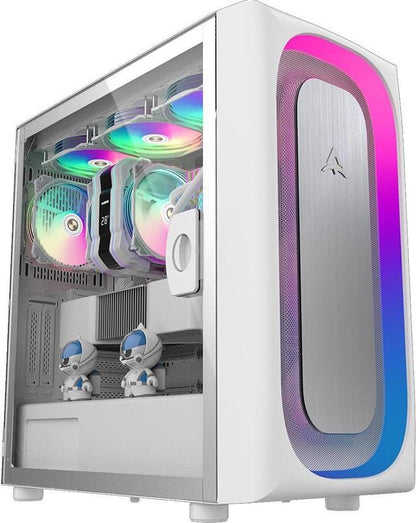 Alseye Ai Pro ARGB Mesh (E-ATX) Mid Tower Cabinet (White)