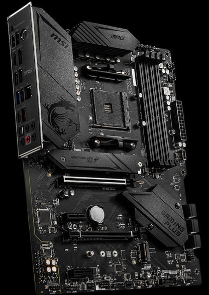 MSI MPG B550 GAMING PLUS DDR4 ATX Motherboard – AM4 Socket AMD