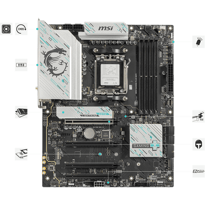 MSI B850M Gaming Plus WIFI M-ATX Motherboard AMD