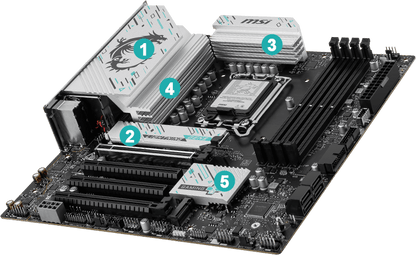 MSI B860M Gaming Plus WiFi LGA 1851 DDR5 mATX Gaming Motherboard INTEL