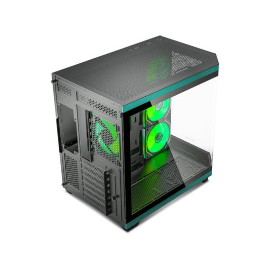 Ant Esports Crystal X11 ARGB (ATX) Mid Tower Cabinet (Green)