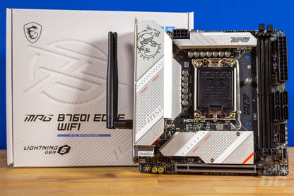 MSI MPG B760I Edge WIFI DDR4 Motherboard Supports Intel 12th , 13th & 14th Gen Processors