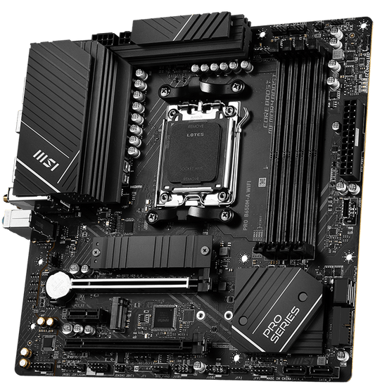 MSI PRO B650M-A WIFI DDR5 M-ATX Motherboard – AM5 Socket AMD