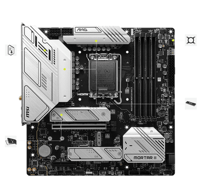 MSI MAG B760M Mortar WIFI II (DDR5) INTEL