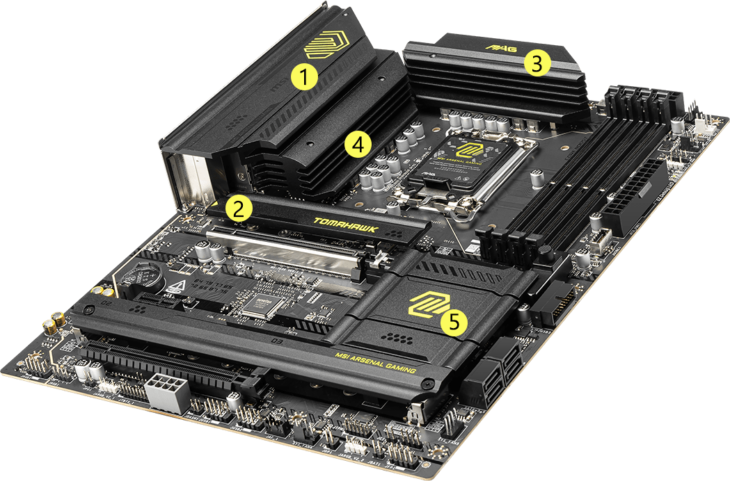 MSI MAG B860 Tomahawk Wifi Intel LGA 1851 ATX Motherboard INTEL