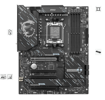 MSI X870E Gaming Plus WIFI ATX Motherboard AMD
