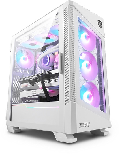 MSI MPG Velox 100R ARGB White ATX Mid Tower Case